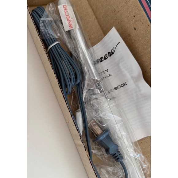 Windmere Setting Pretty Chrome Curling Iron 3/4 Inch Barrel 2 Heat Settings - Picture 7 of 14